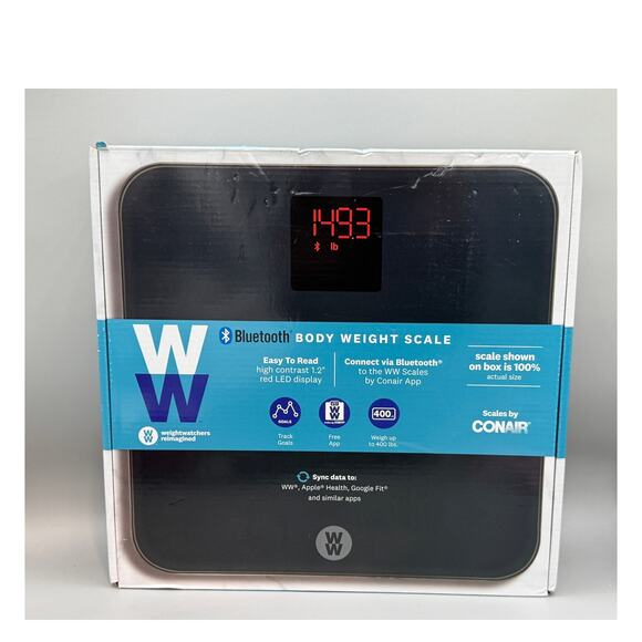 Weight Watchers x ConAir Bluetooth Body Weight Scale NEW - Picture 1 of 3